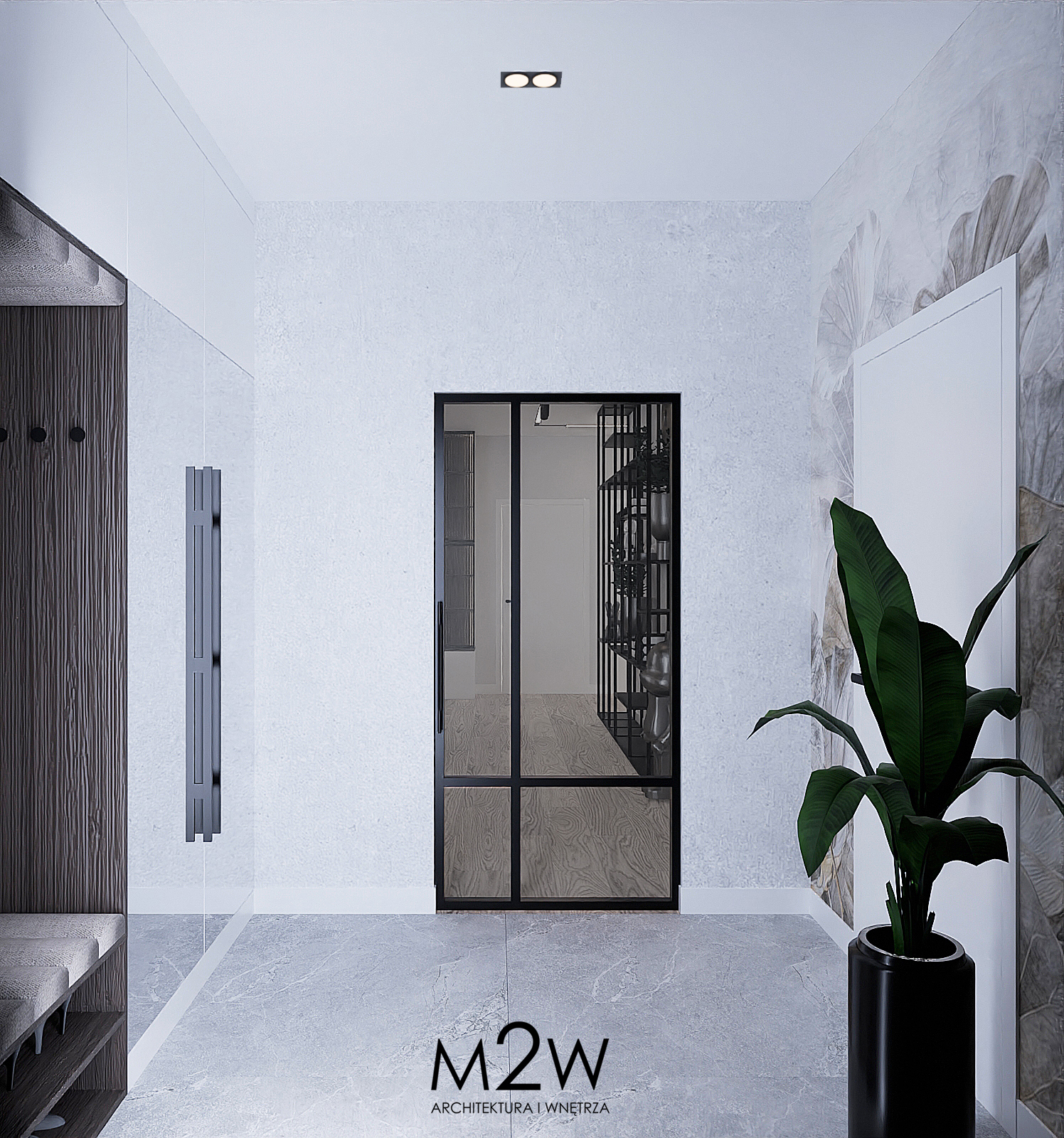 wiatrołap z kwiatem