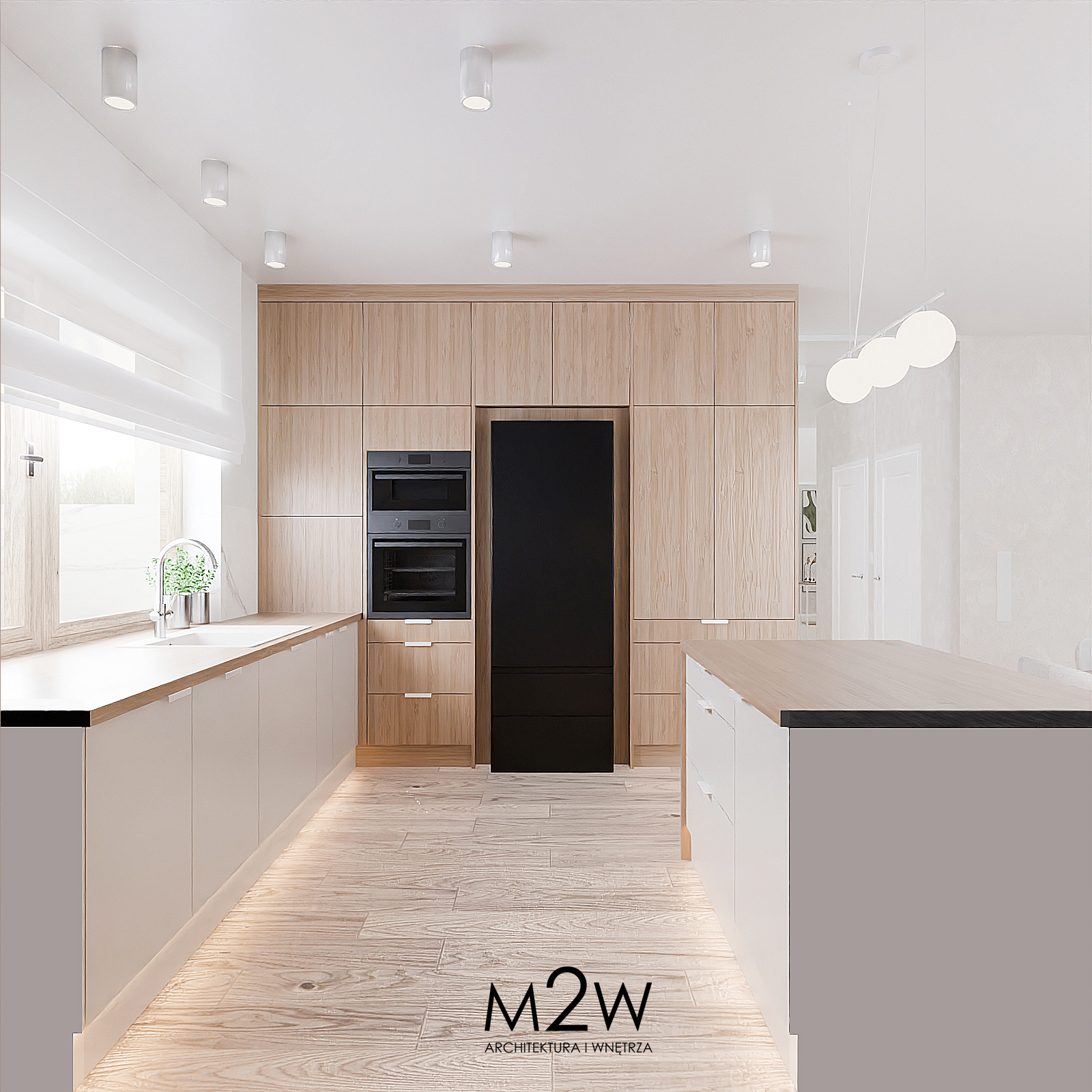 NOWOCZESNA KUCHNIA W BEŻU